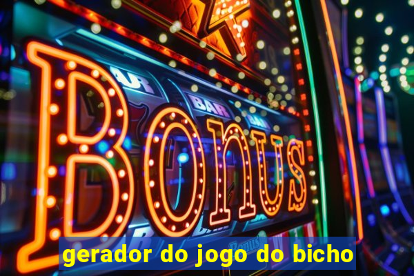 gerador do jogo do bicho